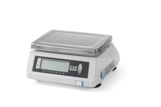 Waga wodoodporna z legalizacją, CAS, 10 kg, 278x317x(H)141mm