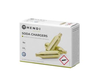 Naboje do wody sodowej CO₂, HENDI, 10 szt