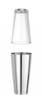 Boston shaker, BarUp, 0,8L, Ezüst, ⌀90x(H)175mm 3