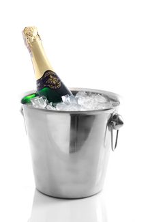 Champagne cooler, BarUp, 3,3L, Silver, ⌀220x(H)190mm 4