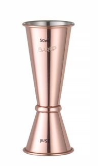 Jigger 30/50 ml, BarUp, Copper, ⌀45x(H)114mm