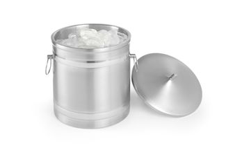 Cubitera de doble pared, BarUp, 5L, Plateado, ⌀200x(H)230mm 1