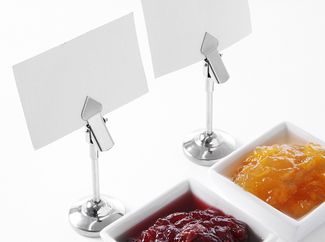 Menu card holder - 2 pcs, HENDI, 2 pcs., ⌀40x(H)104mm