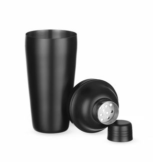 Cobbler shaker 3-part, BarUp, Black, ⌀85x(H)240mm 3