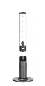 Dystrybutor do piwa, BarUp, 3L, czarny, ⌀100x(H)815mm