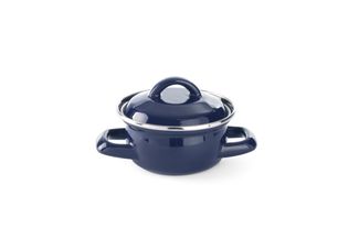 Cazuela para sopas y salsas - con tapa, HENDI, 0,3L, Azul, ⌀115x(H)90mm