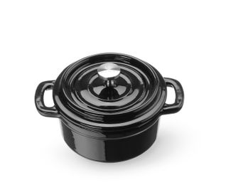 Garnek żeliwny emaliowany, HENDI, 0,27L, czarny, 130x100x(H)48mm, Okrągły 1