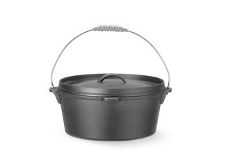 Cast iron pot, HENDI, 7,2L, Black, ⌀310x(H)130mm, Round 2