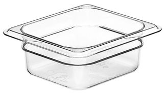 Pojemnik Camwear GN 1/6 z poliwęglanu, Cambro, Camwear, GN 1/6, 1L, transparentny, 162x176x(H)65mm 1