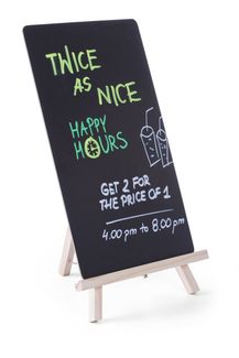 Blackboard with easel, HENDI, 220x210x(H)360mm