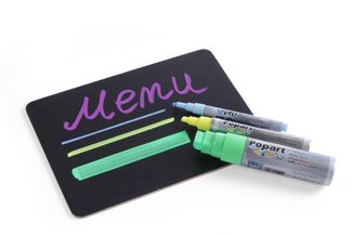 Tabletop blackboard - 2 pcs, HENDI, 2 pcs., 148x130x(H)120mm