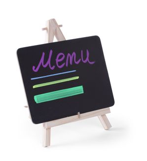 Tabletop blackboard - 2 pcs, HENDI, 2 pcs., 210x190x(H)150mm 4