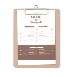 Menu clipboard, HENDI, 185x245mm