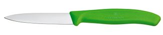 Nóż do jarzyn gładki, Victorinox, zielony, (L)190mm