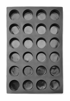 Silikona veidne MUFFIN, HENDI, 570x375x(H)40mm, Apaļa 2