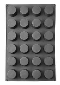 Silikona veidne MUFFIN, HENDI, 570x375x(H)40mm, Apaļa 3