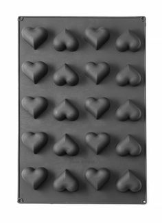 Silicone mould HEART, HENDI, 570x375x(H)35mm, Heart 2