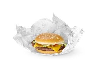 Greaseproof paper, HENDI, Fast Food Illustration Pattern, 500 pcs., 250x350mm 1