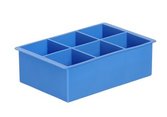 Forma na velké kostky ledu, BarUp, Modrá, 170x110x(H)52mm