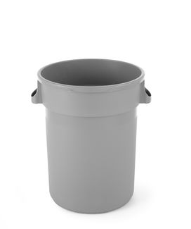 Round waste bin, AmerBox, 120L, Light grey, ⌀550x(H)690mm