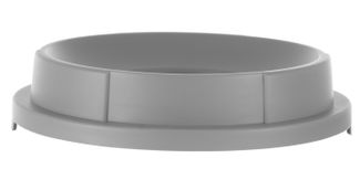 Offener Deckel für Abfalleimer rund, AmerBox, Passend für 691038, Hellgrau, ⌀570x(H)135mm