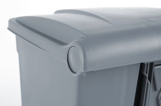 Pedal bin, AmerBox, 68L, Light grey, 490x410x(H)660mm
