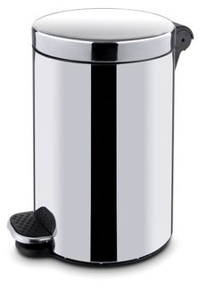 Kosz pedałowy okrągły z wkładem, HENDI, 20L, ⌀300x(H)440mm