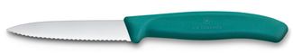 Nóż do warzyw, ząbkowany, Victorinox, zielony, (L)190mm