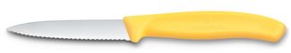 Nóż do warzyw, ząbkowany, Victorinox, żółty, (L)190mm