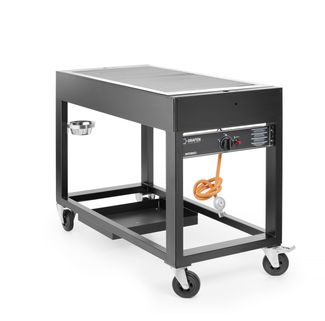 Gas barbecue Tampa, HENDI, Black, 10kW, 1260x580x(H)900mm 1