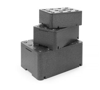 Thermal insulation containers made of Piocelan, HENDI, Kitchen Line, 13L, 400x300x(H)173mm 2