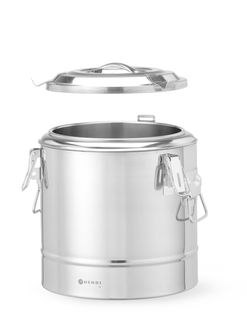 Termoska na prepravu potravín, HENDI, Kitchen Line, 11L, Strieborná, ⌀300x(H)345mm 3