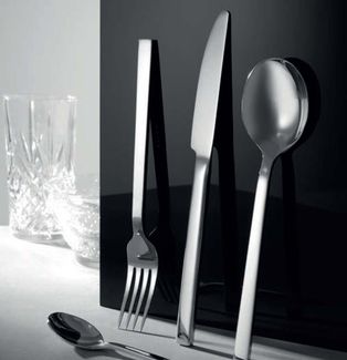 Cube Tea Spoon, Fine Dine, Silver