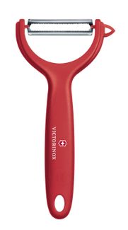 Tomato and kiwifruit peeler with serrated blade, Victorinox, Red