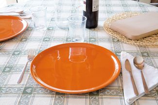 Posebna ploščica za pico, HENDI, Speciale, Oranžna, ⌀330mm