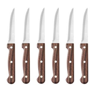 Steakový nôž, HENDI, Profi Line, Hnedá, 6 ks, (L)210mm 1