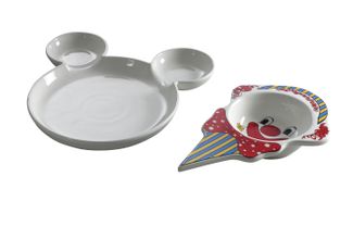 Plate, bear shape, HENDI, Miś, ⌀265mm