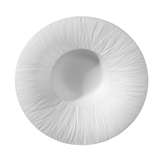 Talerz głęboki z szerokim rantem Fiord, Fine Dine, biały, 3 szt