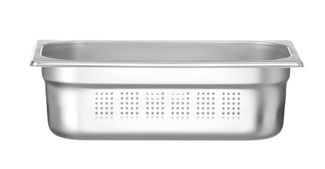 Recipiente GN 1/3 perforado, HENDI, Profi Line, GN 1/3, 4L, (H)100mm