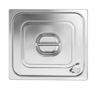 GN tető szilikon tömítéssel, HENDI, Profi Line, GN 2/3, 354x325mm 2