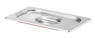 GN tető szilikon tömítéssel, HENDI, Profi Line, GN 1/4, 265x162mm 1