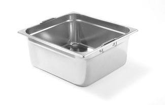 Pojemnik GN 2/3 z chowanymi uchwytami, HENDI, Profi Line, GN 2/3, 18L, (H)200mm