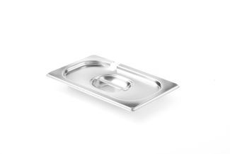 Gastronorm-Deckel mit Löffelaussparung, HENDI, Profi Line, GN 1/4, 265x162mm