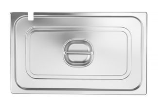 Lid for GN containers with spoon recess, HENDI, Profi Line, GN 1/1, 530x325mm 1