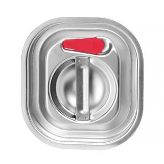 Pokrywka do pojemników GN z uszczelką silikonową, HENDI, Kitchen Line, GN 1/6, 156x142mm 4