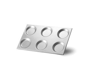 Aliuminio skarda GN 1/1 su formomis, HENDI, 530x325x(H)mm