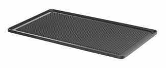 Grillplatte, gerippt CONVECTOMAT GRILLPLATE, HENDI, GN 1/1, 530x325x(H)15mm