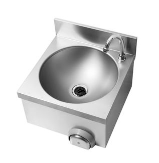 Bezdotykové umývadlo, nástenné, okrúhle, Monolith