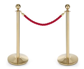 Barrier post gold finish, HENDI, post + base, ⌀360x(H)1010mm 1