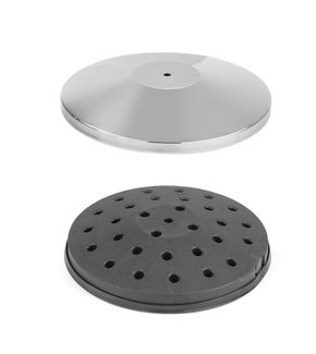 Sudraba hroma barjeras balsts, HENDI, ø360x(H)65mm